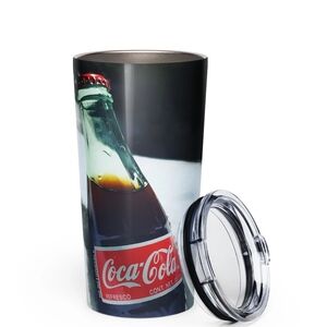 20oz Snowy Coca Cola Tapered stainless steel tumbler
